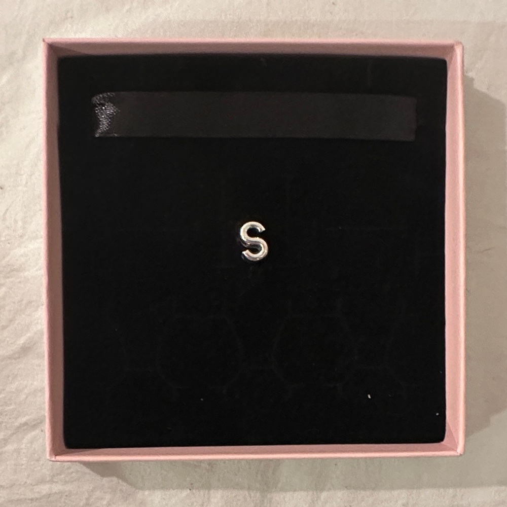 Silver Initial 'S' Pandora Charm